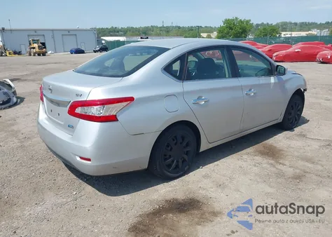 2014 Nissan Sentra Fe+ S/Fe+ Sv/S/Sl/Sr/Sv z USA, uszkodzony, nr VIN 3N1AB7AP6EL670670